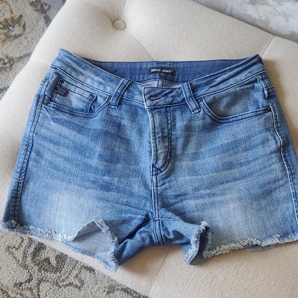 Dear John Blue Denim Shorts